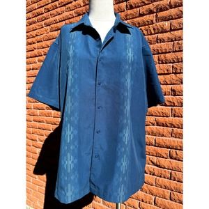 Havenera blue button up men's XL